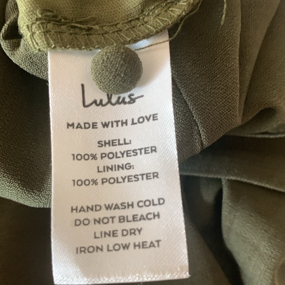 Lulus Green Jumpsuit w/pockets - Picture 10 of 10